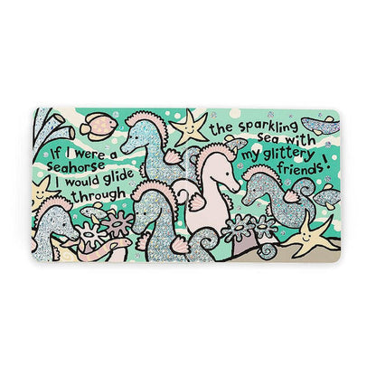 Jellycat If I Were A Seahorse Board Book-BB444SH-Pumpkin Pie Kids Canada