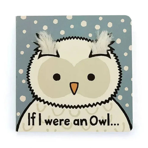 Jellycat If I Were An Owl Board Book-BB444OWLN-Pumpkin Pie Kids Canada
