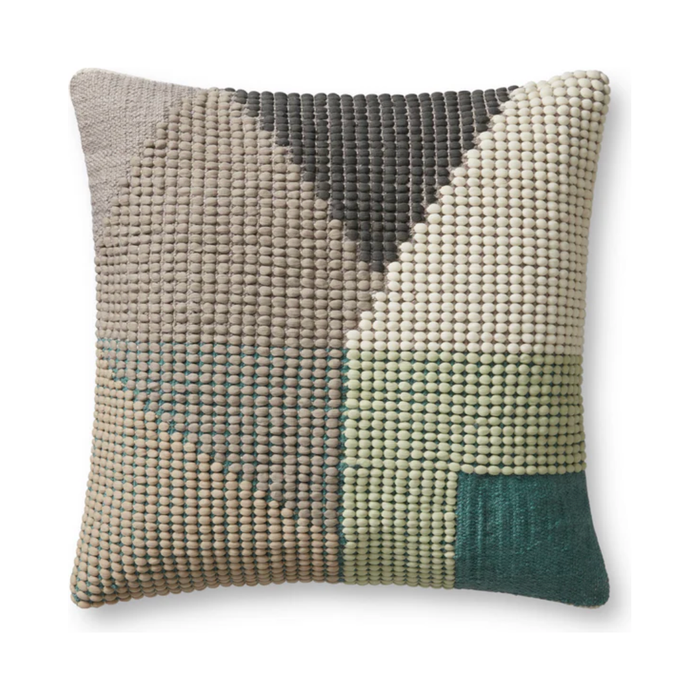 Joy Outdoor Cushion 22" x 22" in Teal/Multi