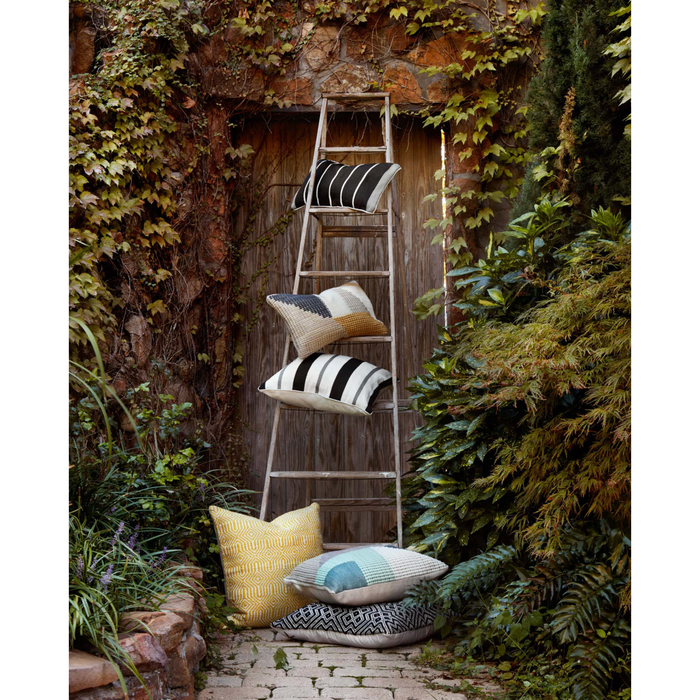 Joy Outdoor Cushion 22" x 22" in Teal/Multi