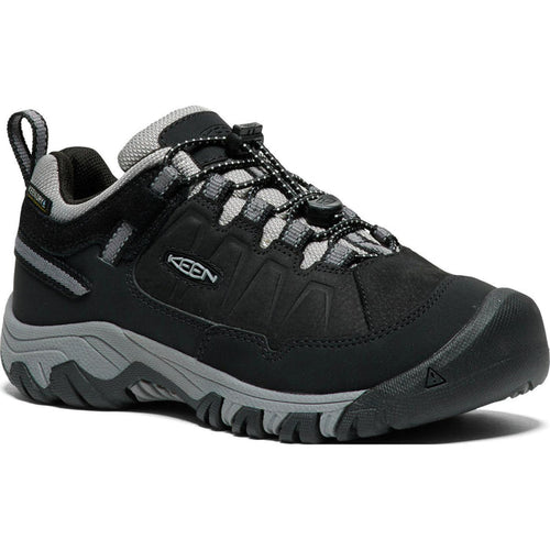 Keen Targhee IV WP Hiker - Black/Steel Grey-1029564 1-Pumpkin Pie Kids Canada