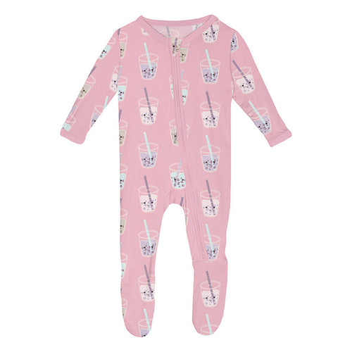 KicKee Pants Footie w/2W Zipper - Cake Pop Boba-FZ112-1-LI-S25D3A-CKBO N-Pumpkin Pie Kids Canada
