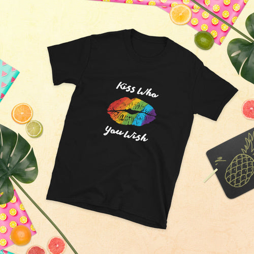 Kiss Who You WishShort-Sleeve Unisex T-Shirt