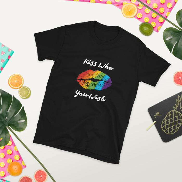 Kiss Who You WishShort-Sleeve Unisex T-Shirt