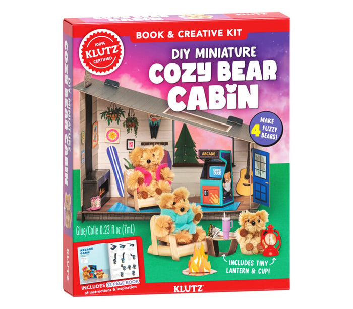 Klutz: DIY Miniature Cozy Bear Cabin SCHOLASTIC
