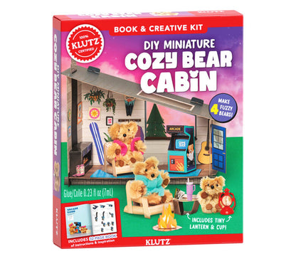 Klutz: DIY Miniature Cozy Bear Cabin SCHOLASTIC