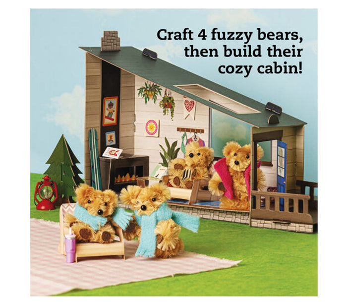 Klutz: DIY Miniature Cozy Bear Cabin SCHOLASTIC