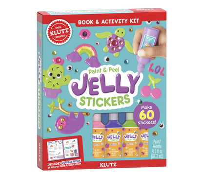 Klutz: Paint & Peel Jelly Stickers SCHOLASTIC