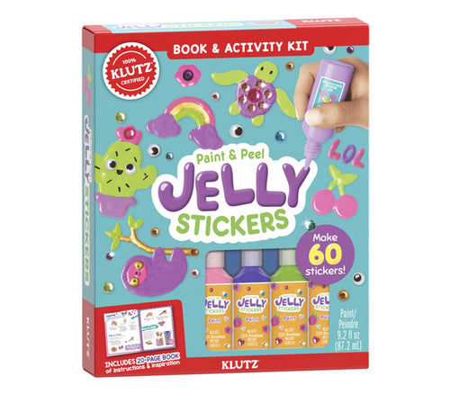 Klutz: Paint & Peel Jelly Stickers SCHOLASTIC