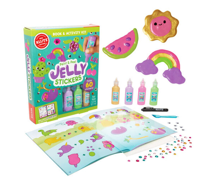 Klutz: Paint & Peel Jelly Stickers SCHOLASTIC