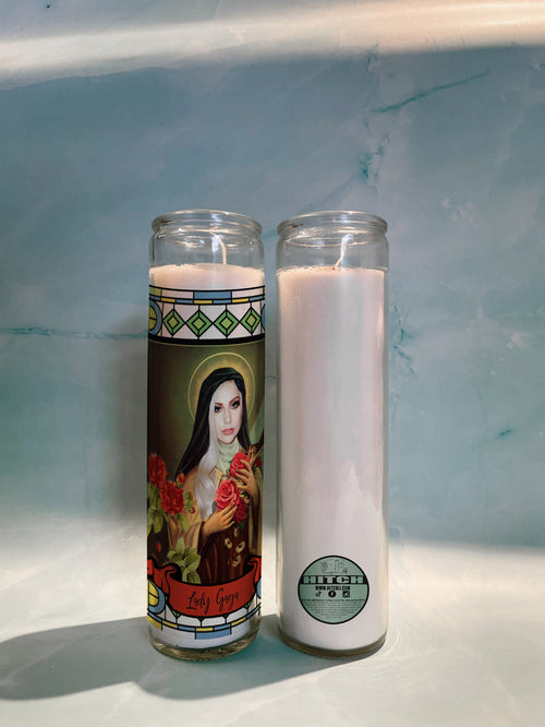 Lady Gaga Original Prayer Candle