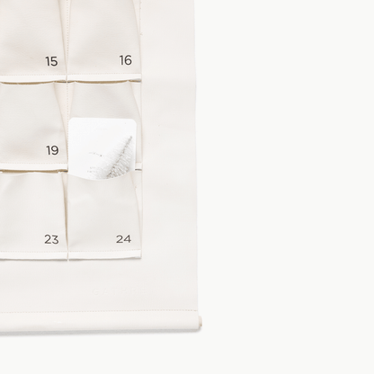 Ivory (on sale)@Gathre deboss on the Large Ivory Advent Calendar