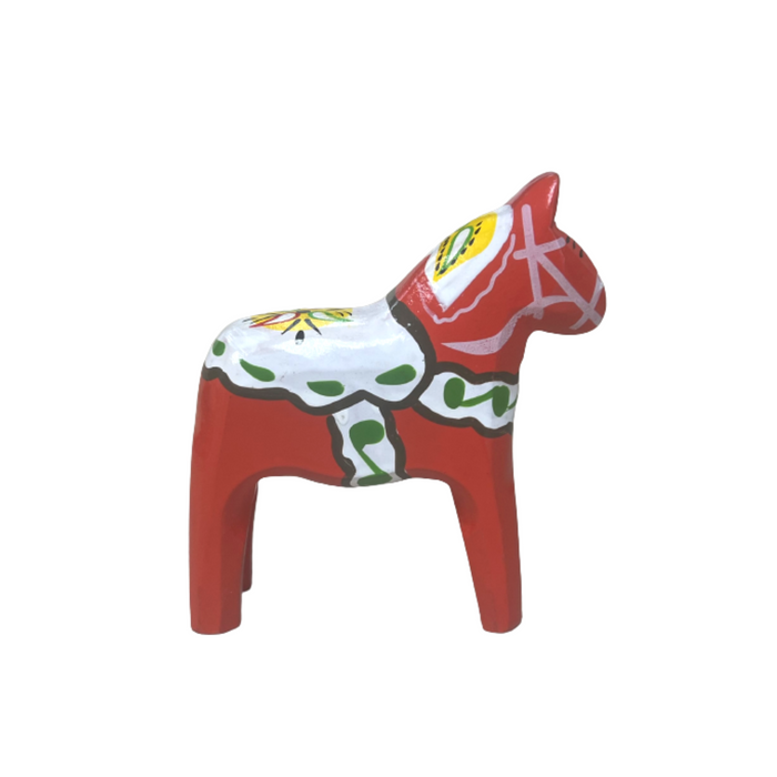 Large Red Swedish Dala Horse Wood Figurine - ScandinavianGiftOutlet