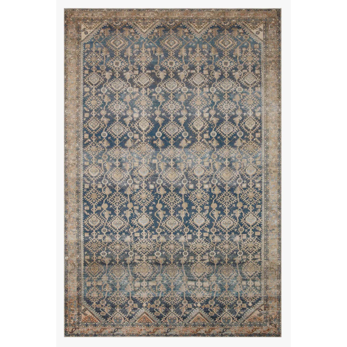 Lenna Indigo & Natural Area Rug