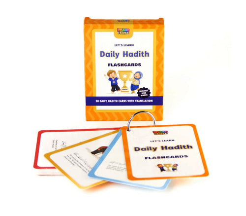 Lets Learn Daily Hadith - Flashcards Imaan Kidz