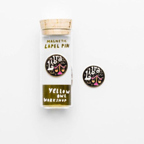Libra Magnetic  Lapel Pin