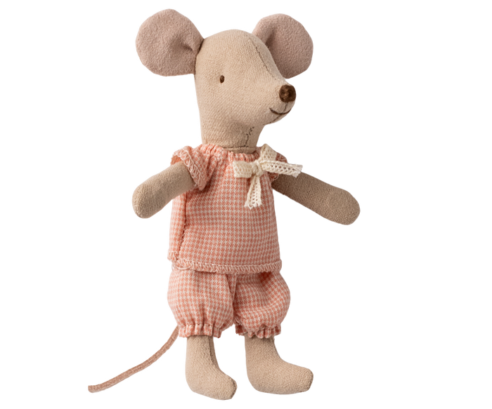 Little sister mouse in matchbox