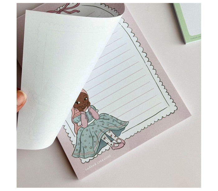 Lolita Hijabi Notepad HUDHUD CREATIONS