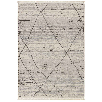 Lore Rug - Cream, Grey and Blue