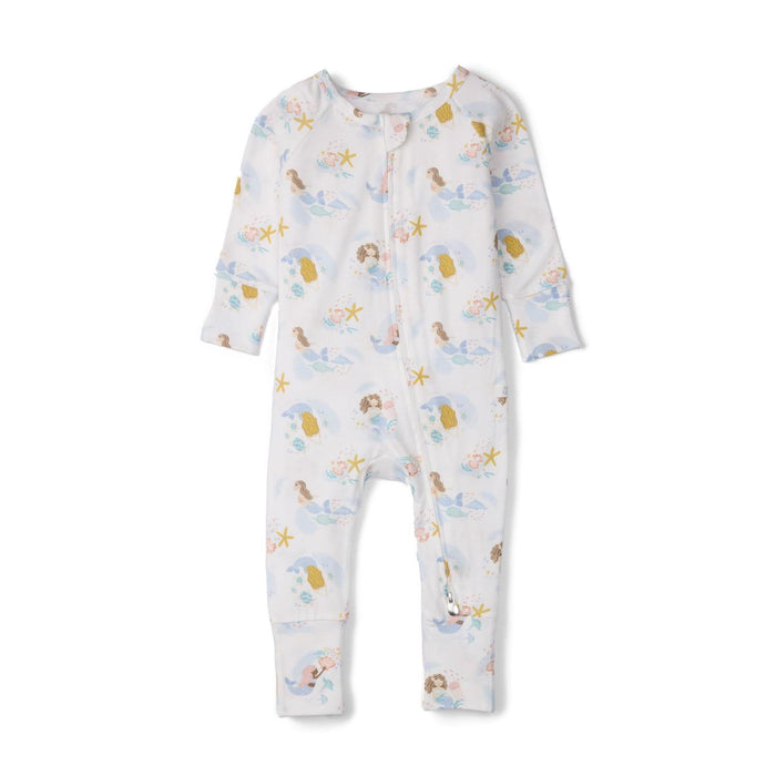 Loulou Lollipop Sleeper - Mermaids-BA1002U.MER.1-Pumpkin Pie Kids Canada