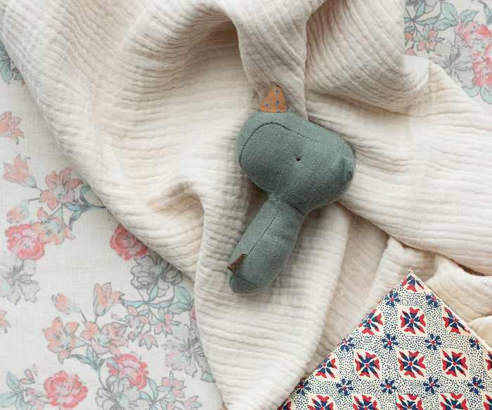 Lullaby Friend Rattles, Rhino - Pine