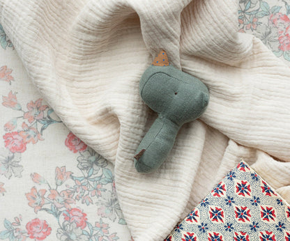Lullaby Friend Rattles, Rhino - Pine