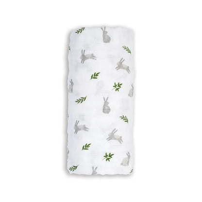 Lulujo Cotton Muslin Blanket - Bunnies-LJ482-Pumpkin Pie Kids Canada