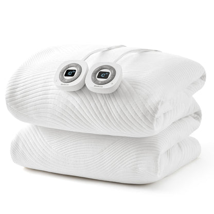 Luxury Jacquard Heated Mattress Pad
