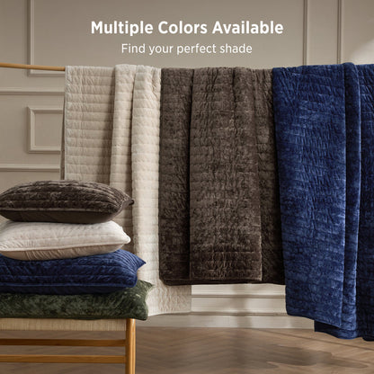 Luxury Velvet Quilt Set