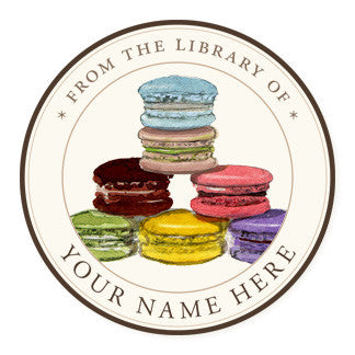Macarons Display - Ex Libris Medallions