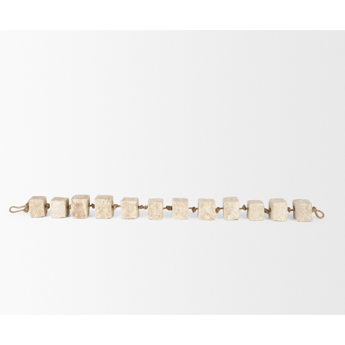 Mala Beige Cube Garland