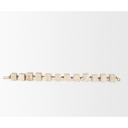 Mala Beige Cube Garland