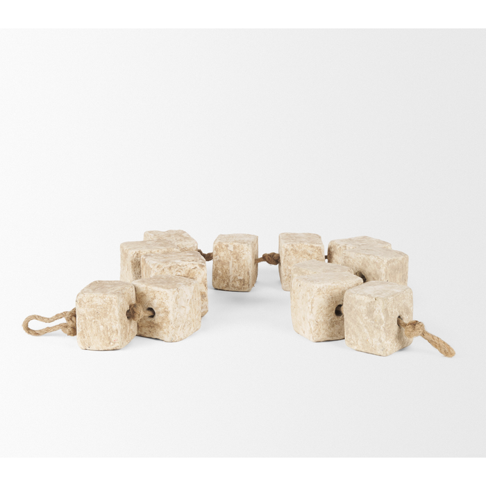 Mala Beige Cube Garland