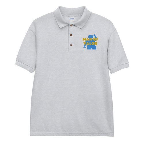 Man of Valor Embroidered Polo Shirt