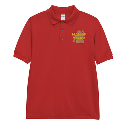 Man of Valor Embroidered Polo Shirt