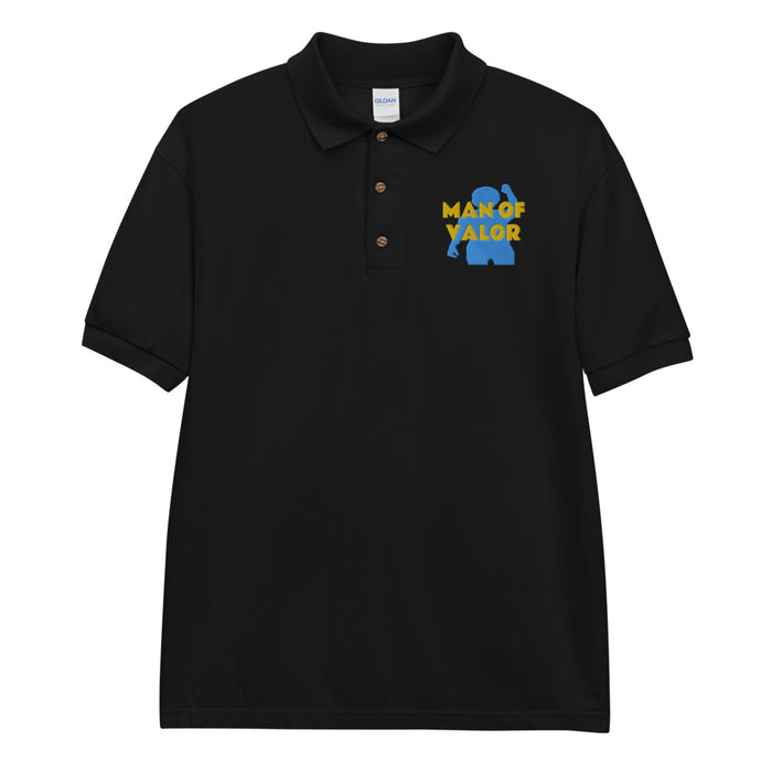 Man of Valor Embroidered Polo Shirt