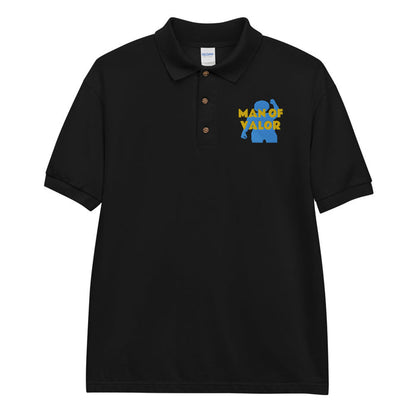 Man of Valor Embroidered Polo Shirt