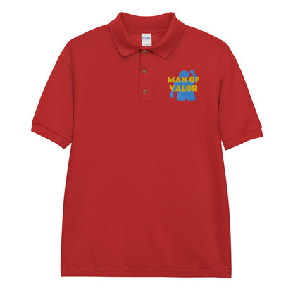 Man of Valor Embroidered Polo Shirt