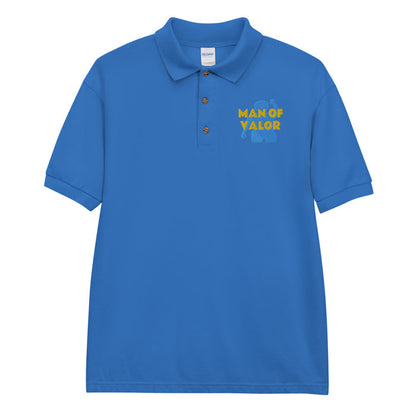 Man of Valor Embroidered Polo Shirt