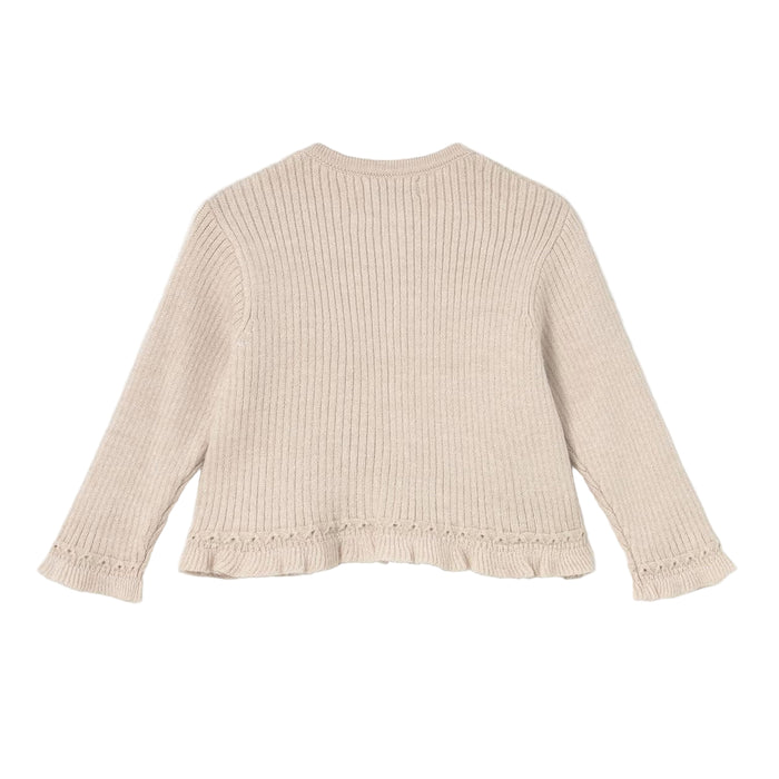 Mayoral Knit Cardigan - Tapioca-2358-031 6M-Pumpkin Pie Kids Canada