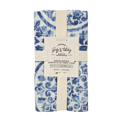 Medallion Linen Blended Napkin
