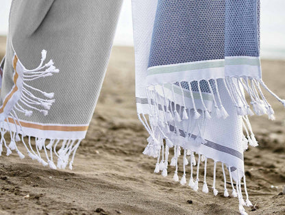 Mediterranean Organic Towels - Coyuchi | Lake w/ Sea Spray
