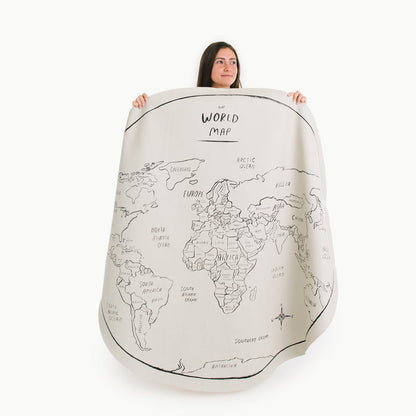 World Map / Circle