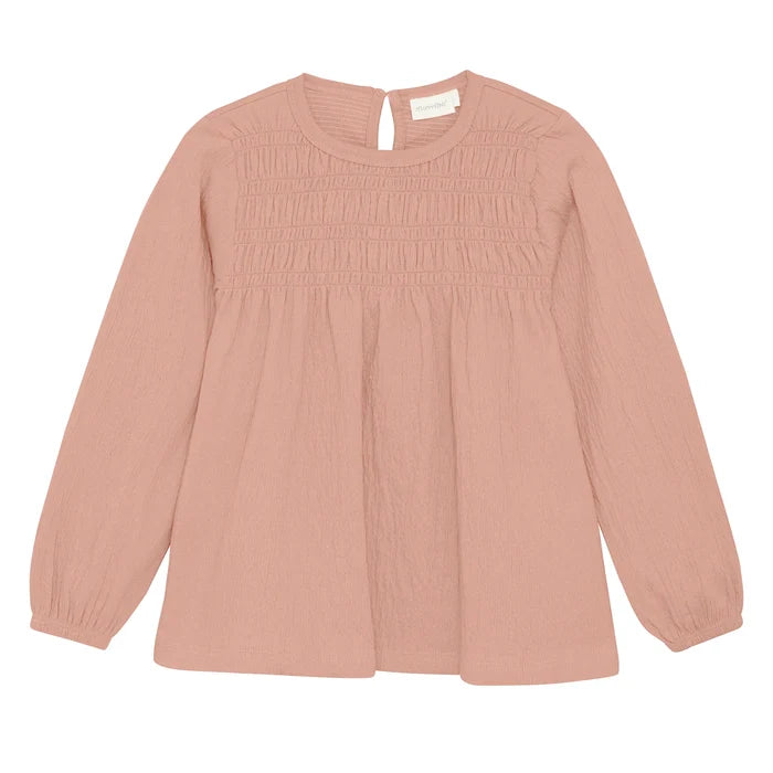 Minymo Blouse - Misty Rose-124040-5240 3-Pumpkin Pie Kids Canada
