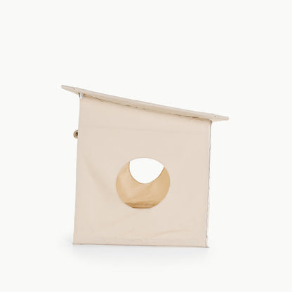 Ivory (on sale)@side view of the modern play tent