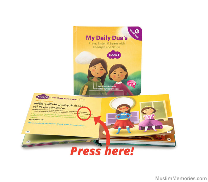 My Daily Dua’s Story Sound Book 1 Desi Doll Company