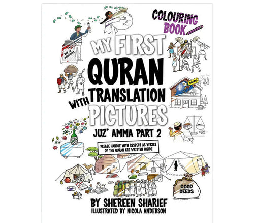 My First Quran with Pictures Part 2 (Colouring Book) Kube publishing