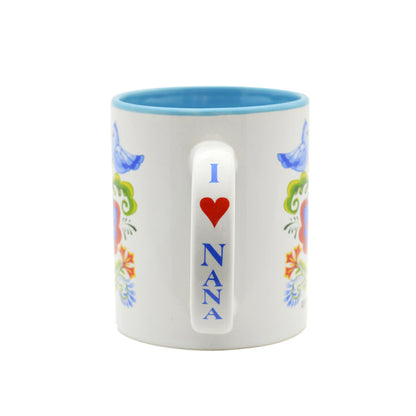 "Nana is the Greatest" / Bird Design Coffee Mug - ScandinavianGiftOutlet