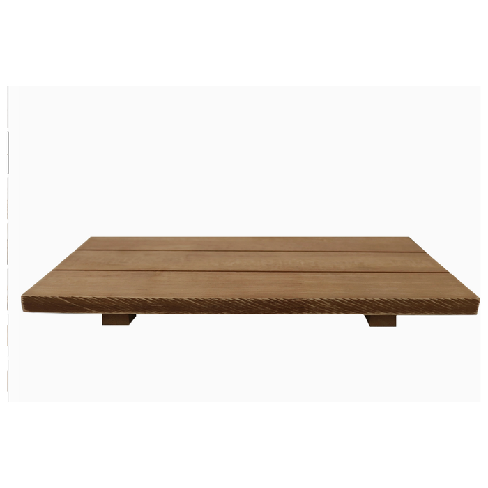 Natural Rectangular Wood Tray
