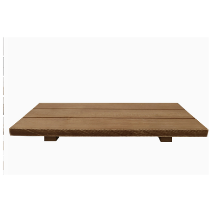 Natural Rectangular Wood Tray